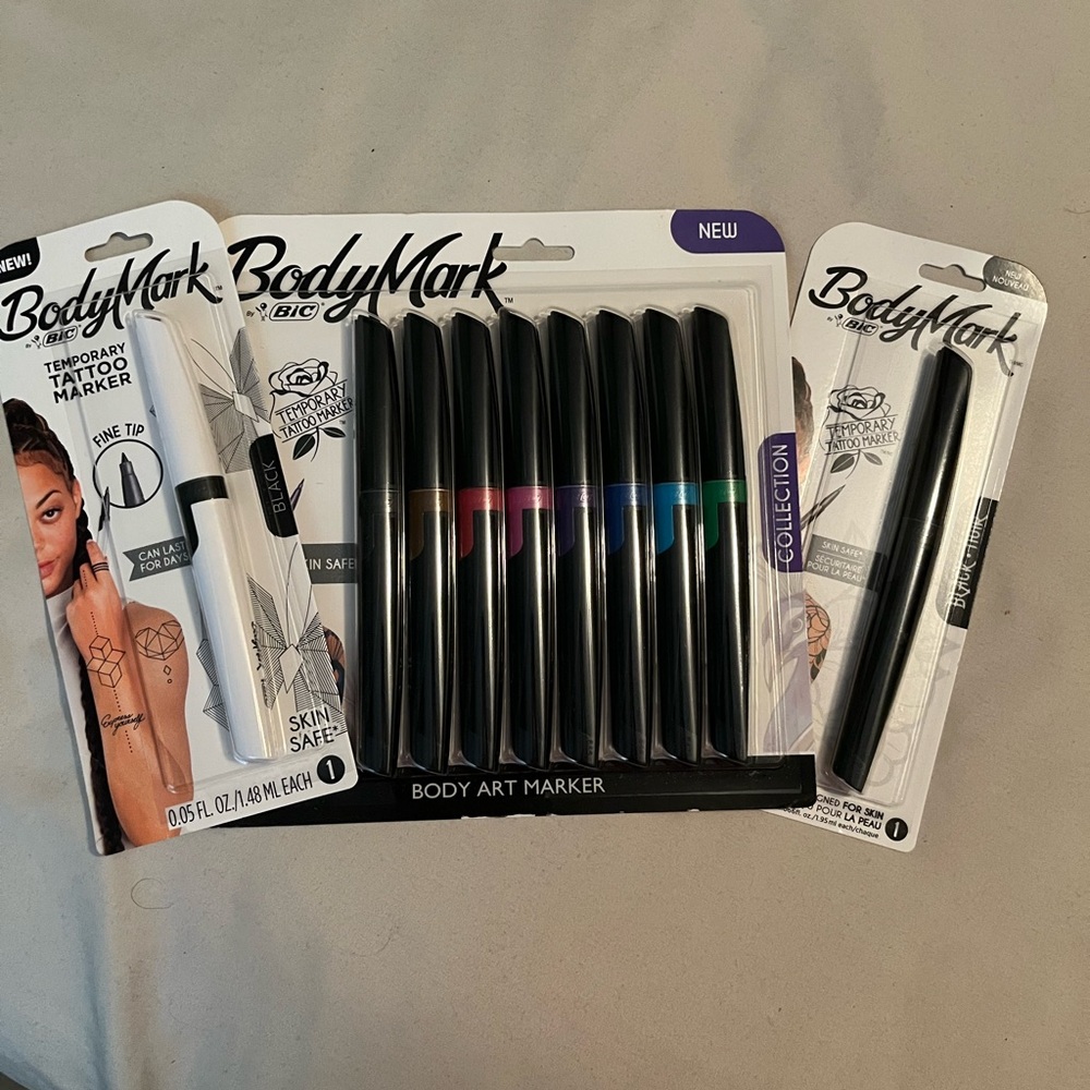 BodyMark by BIC Temporary Tattoo Marker Set - Multicolor
